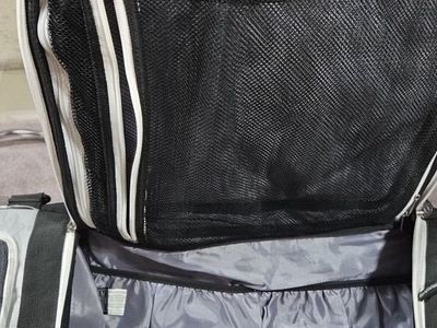 SHIFT Large Rolling Duffle Bag Black/Gray Travel Luggage Gear Bag