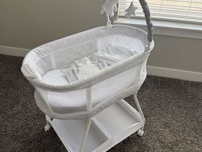 Delta Children Curve Bassinet
