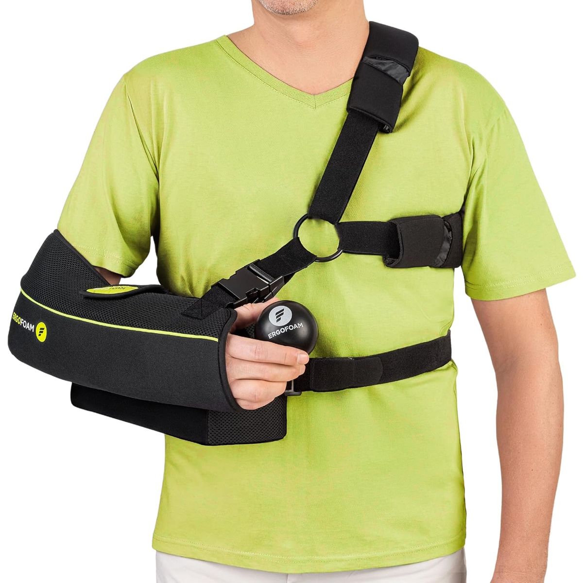 Shoulder Sling Abduction, Shoulder Immobilizer for Sleeping, Rotator Cuff Surgery, Women & Men, Fits Left & Right Arm