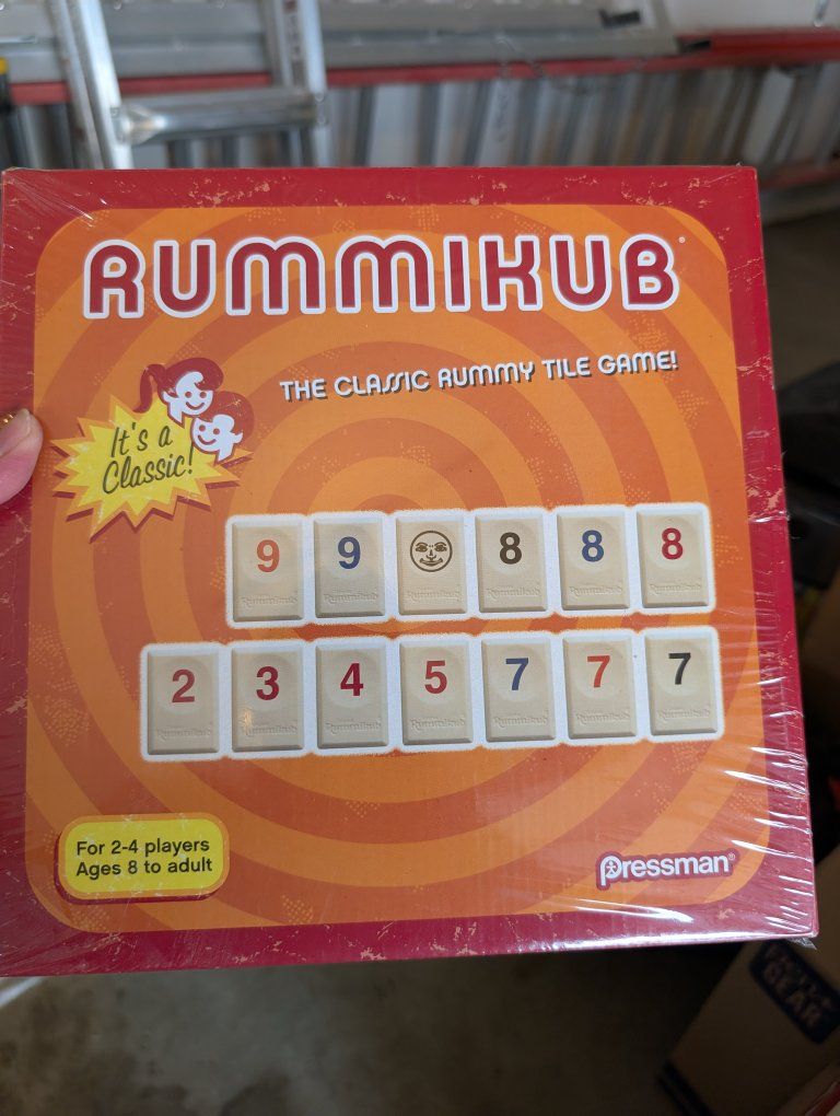 Pressman Rummikub The Classic Rummy Tile Game - New, Sealed, for 2-4 Players, Ages 8+