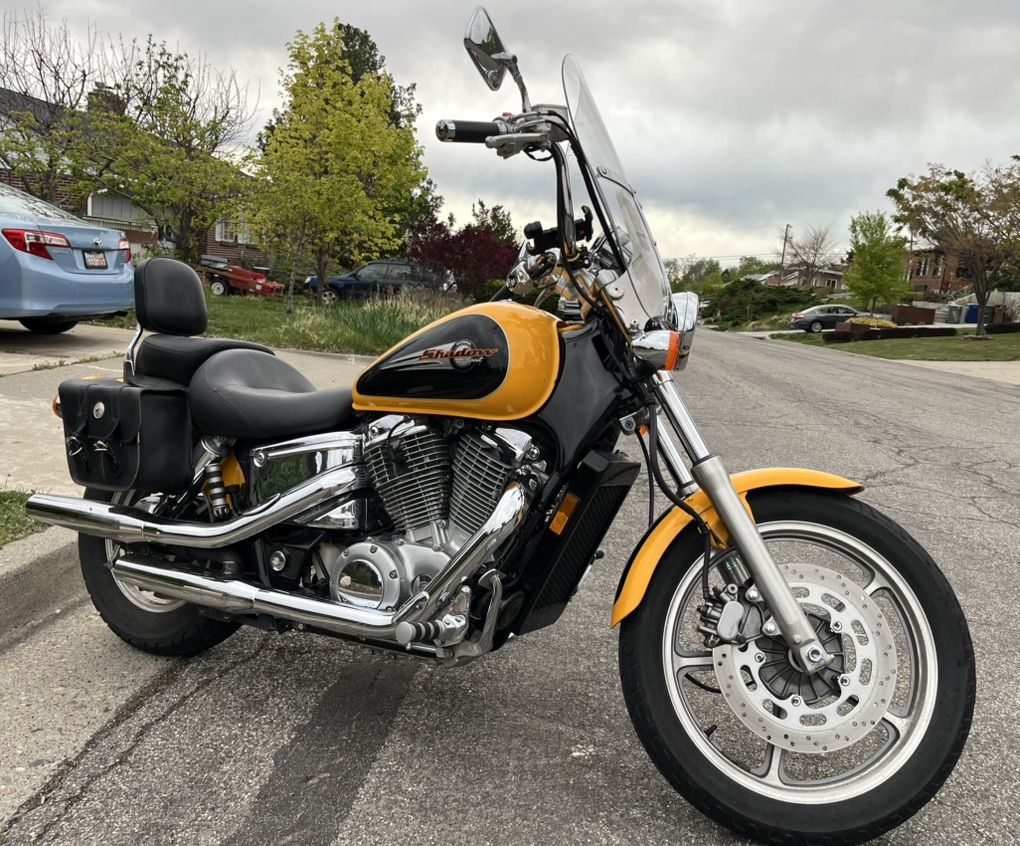 Honda Shadow Spirit 1100 low miles & extras