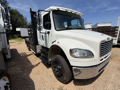 2012 Freightliner M2 Flatbed Commercial Work Truck White 114,720 miles