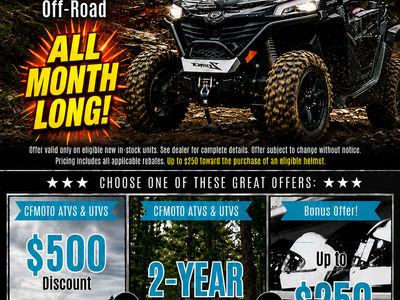 CFMOTO Your Deal! Your Way! @ Idaho Motorcycle Company August 2026
