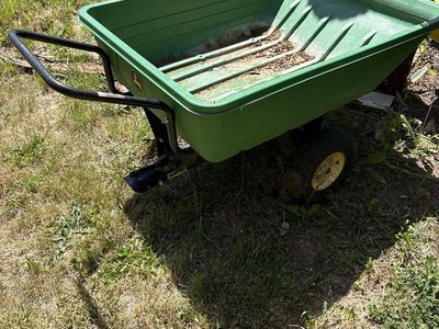 John Deere lawn tractor trailer/hauler