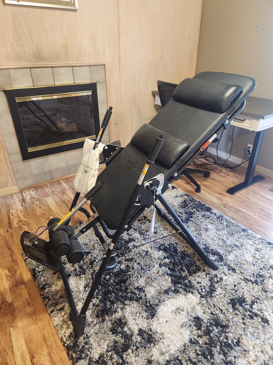 Back-A-Traction Inversion Table
