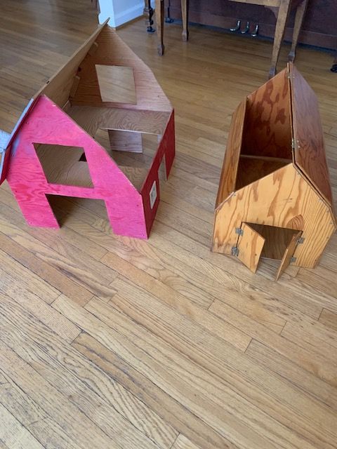 Home made play barns $10 EACH