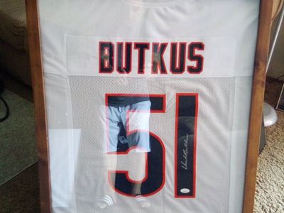 duck butkus autograph jersey