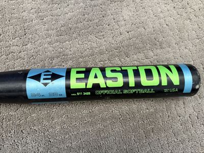 Easton Lightweight Thin Grip Official Softball Bat