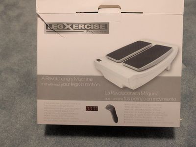 LEGXERCISE Professional Circulation-Boosting Leg Exerciser Machine with Remote Control & Mat