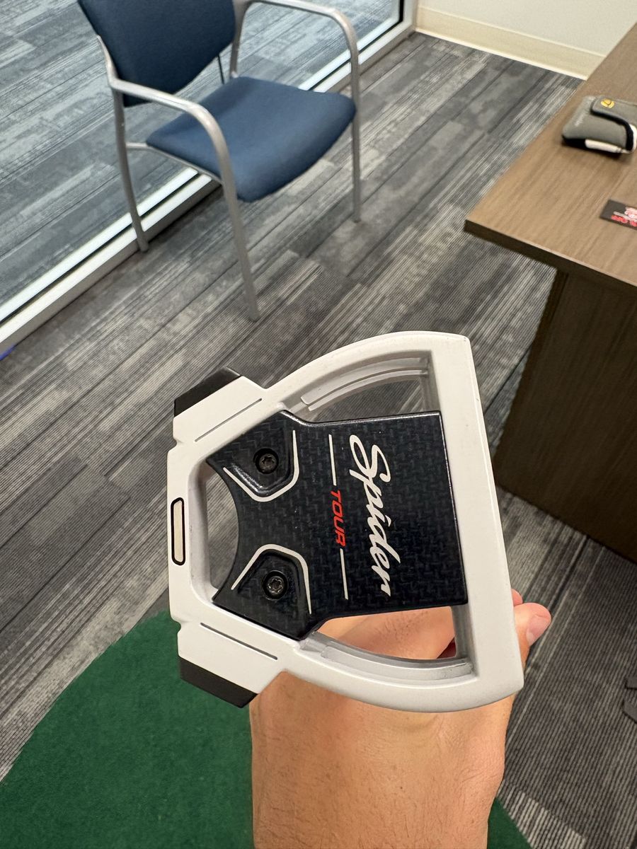 TOUR ONLY PROTOTYPE TaylorMade Spider Tour Golf Putter - White Mallet Design, RH, Excellent Condition