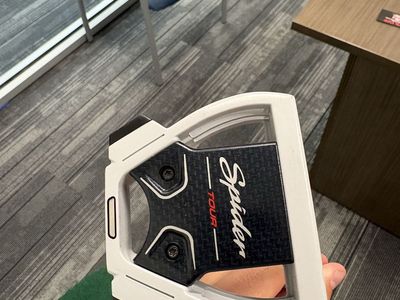 TOUR ONLY PROTOTYPE TaylorMade Spider Tour Golf Putter - White Mallet Design, RH, Excellent Condition