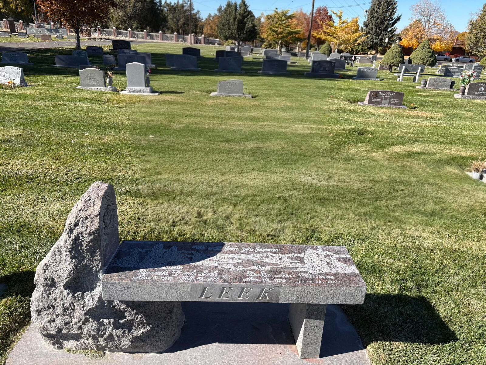 2 burial plots for sale at Evergreen Cemetery in Springville, UT