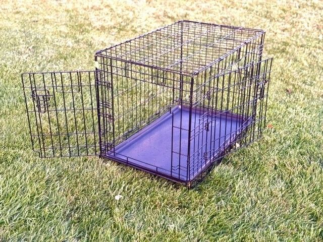 Dog Training Crate 30" L Double Door