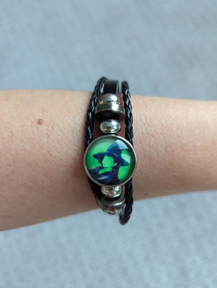 Wicked/Elphaba Faux Leather Bracelet