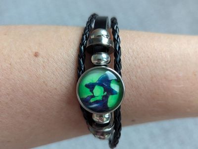 Wicked/Elphaba Faux Leather Bracelet