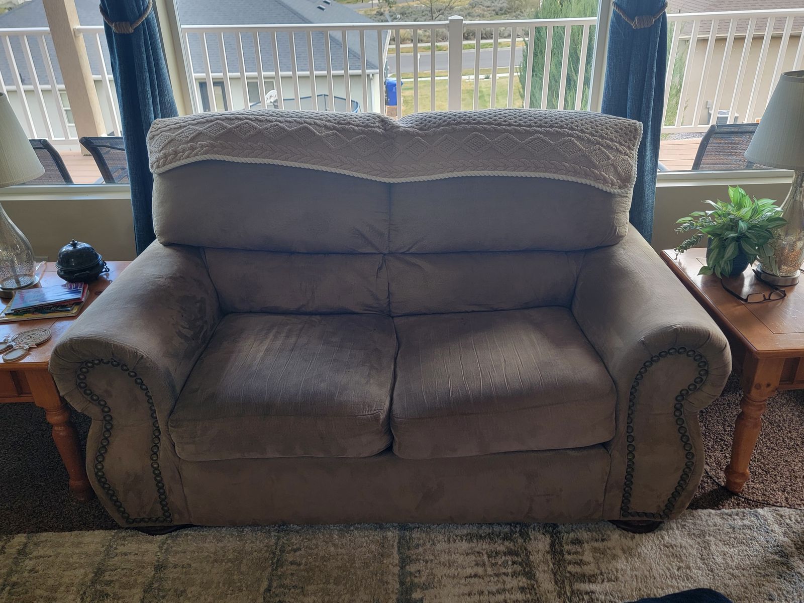 Comfy Couch and Loveseat....Come Pick Them Up! (Free)