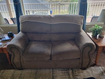 Comfy Couch and Loveseat....Come Pick Them Up! (Free)