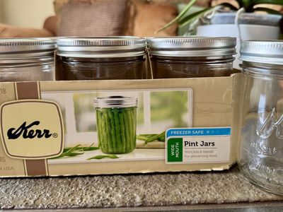 Kerr Wide Mouth Pint Jars * Canning Bottles