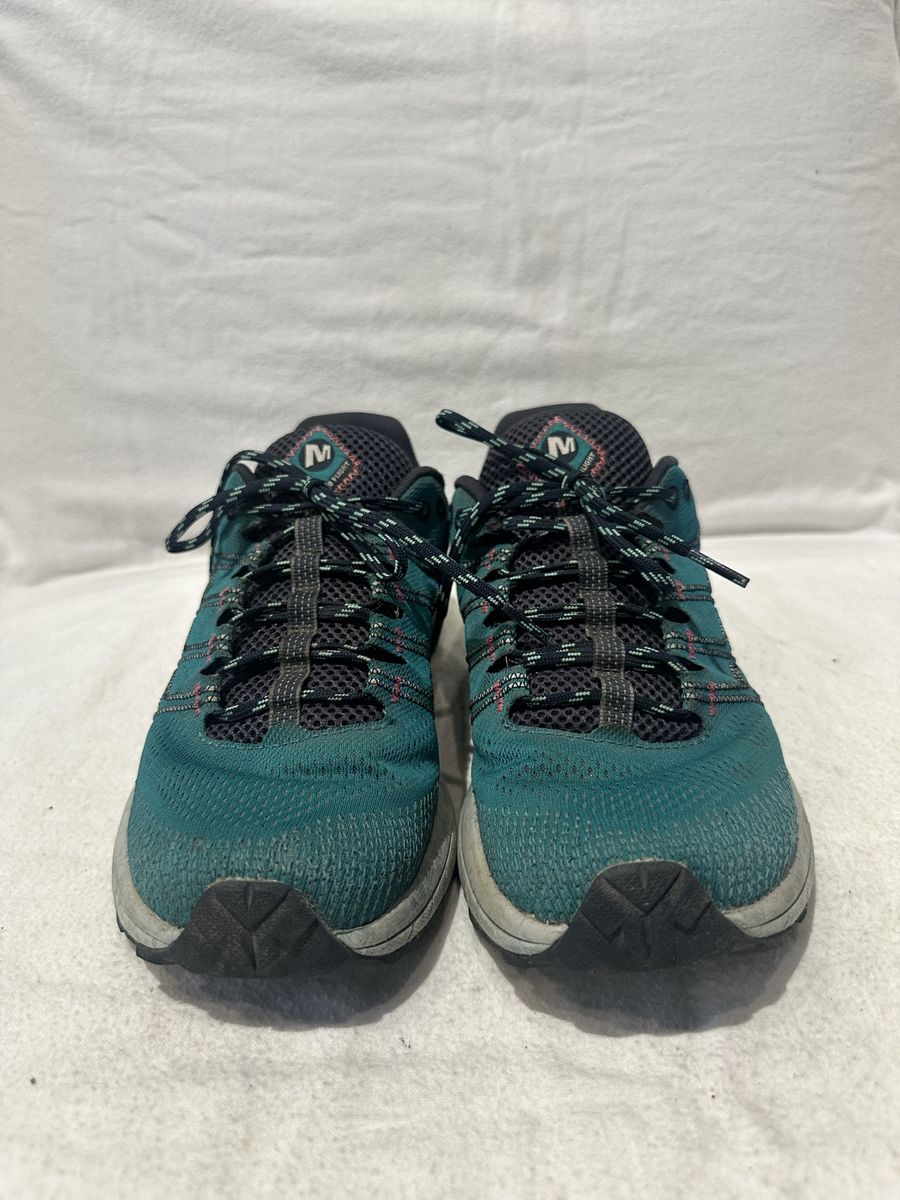 Merrell Moab flight women’s 9.5 teal mesh trail shoes