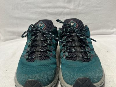 Merrell Moab flight women’s 9.5 teal mesh trail shoes