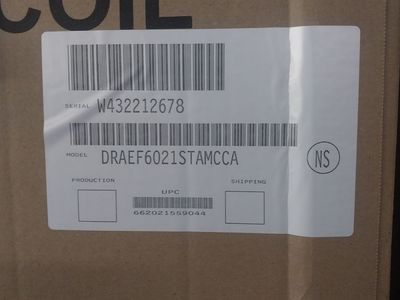 5Ton, 21" Durastar R-410A HVAC Indoor Evaporator Coil - New in Box