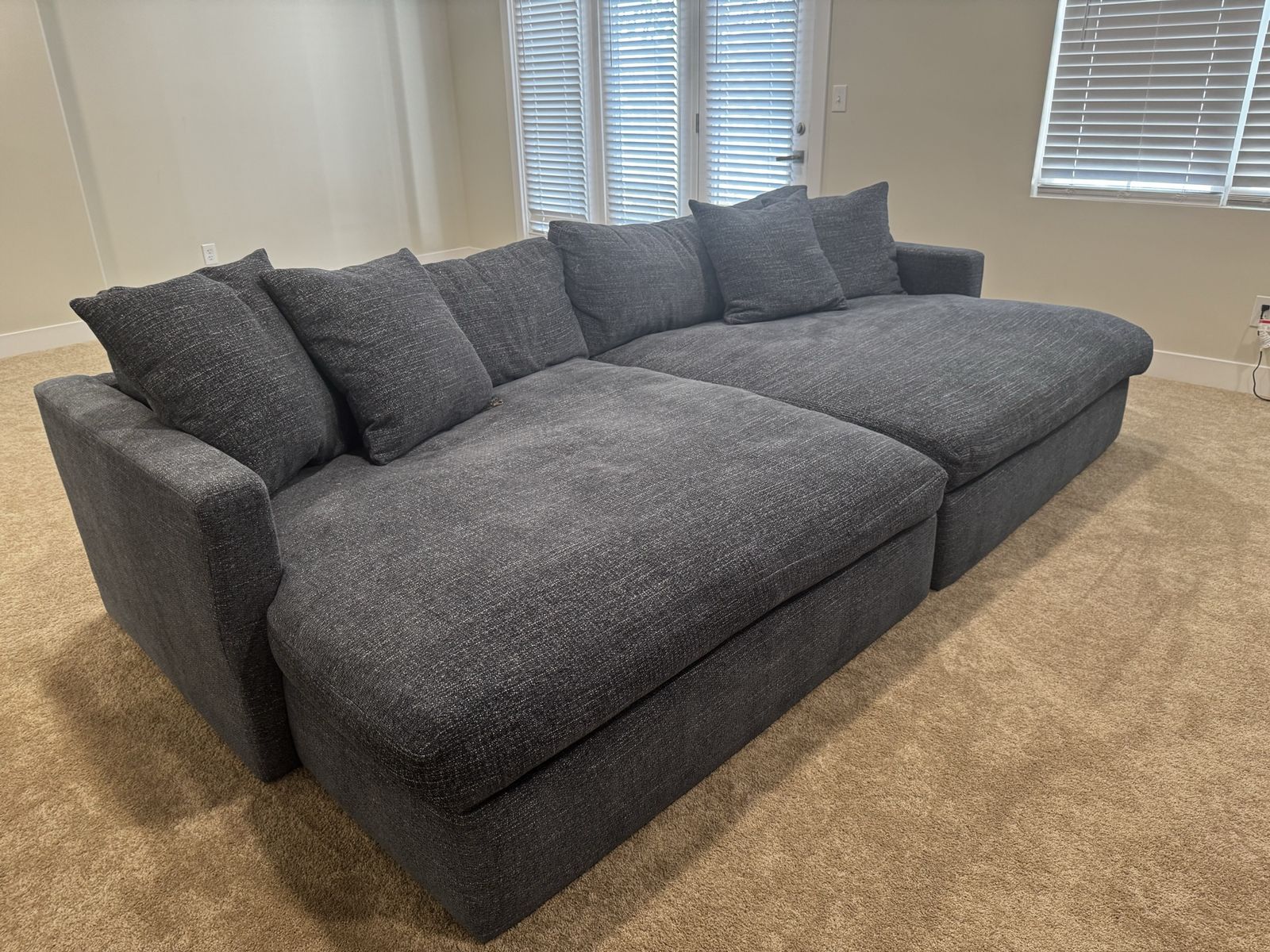 Living spaces lounge couch