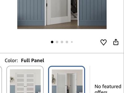 Brand new! 28x80 Interior Door Slab, Frosted Glass Door slab