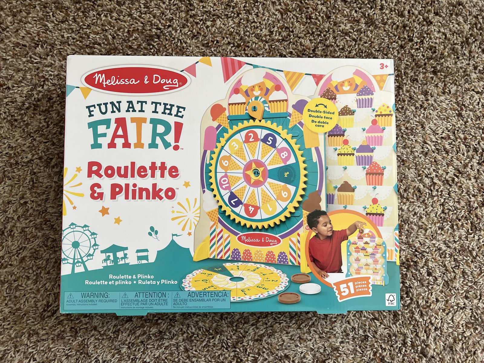 NEW: Melissa & Doug Fun at the Fair Roulette & Plinko