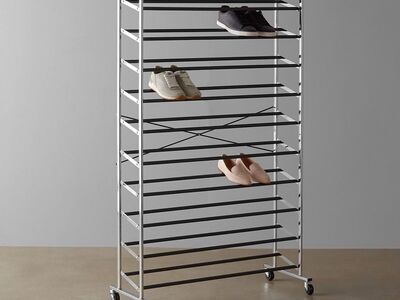 2 Metal 50+ Shoe Rack