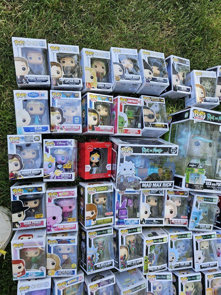 Massive Funko Pop! Collection: Rick & Morty, Disney, Fortnite, DC & More! 50+ New In Box