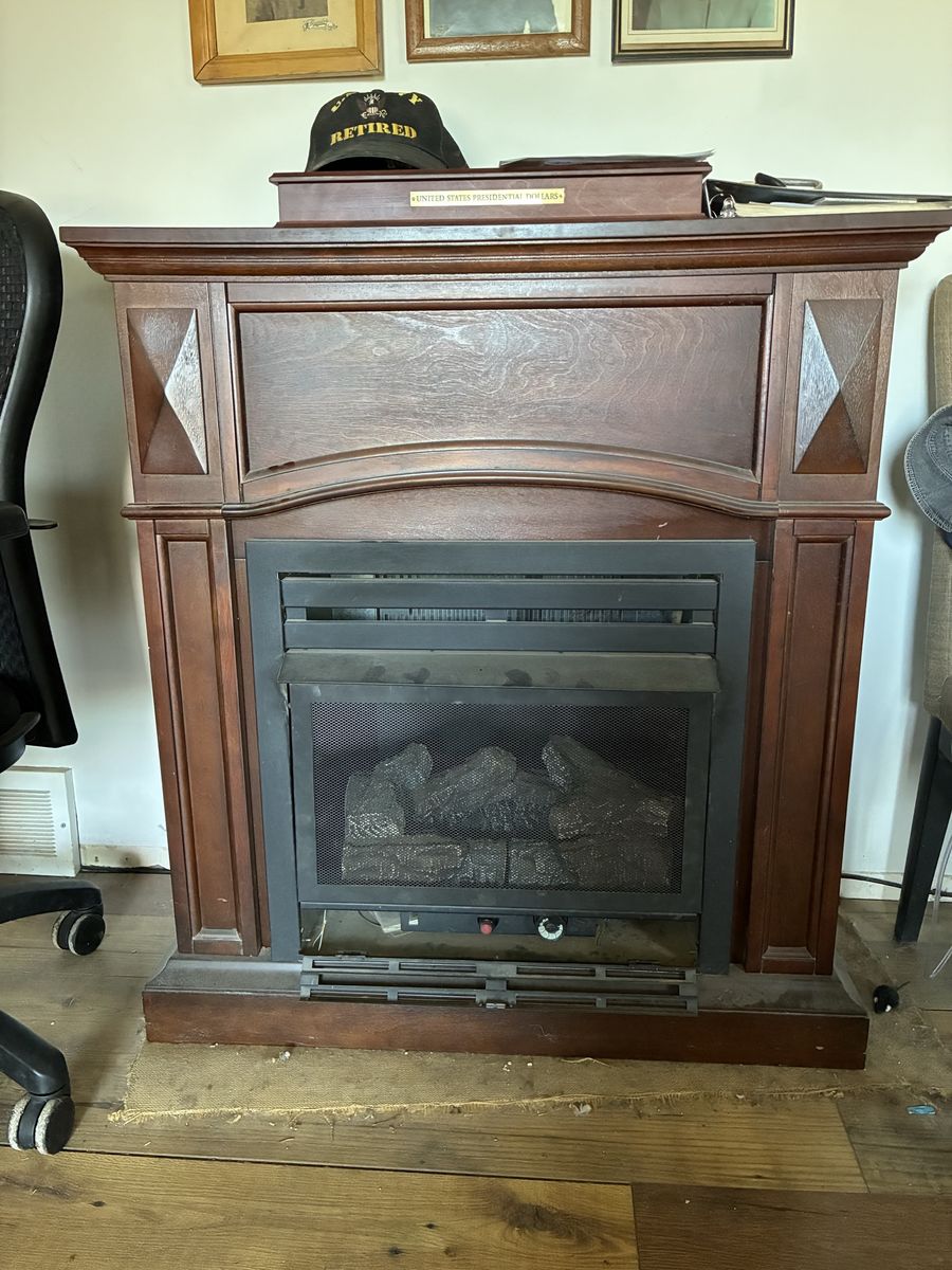 Ventless fireplace