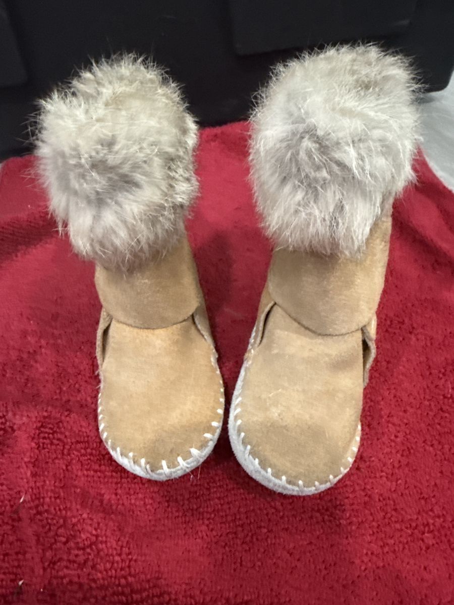 Decorative Suede Boots