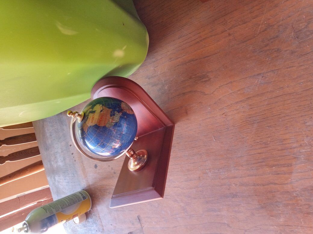 wall mount spinning globe for sale 10.00