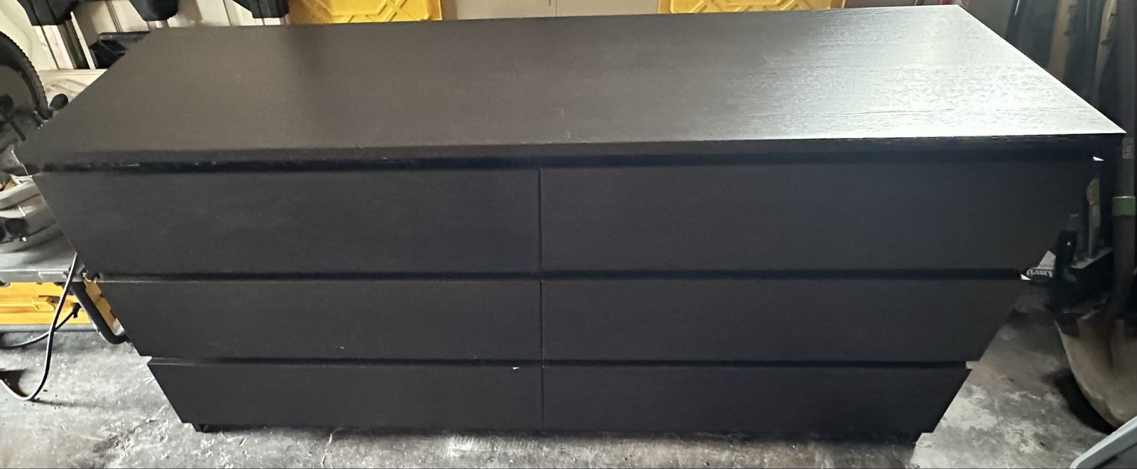 IKEA MALM 6 Drawer Dresser – Black Brown