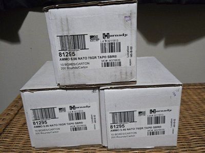 5.56mm 75 grain TAP SBR ammo