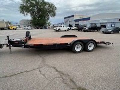 7X18 Ft Car and Truck Hauler with Winch