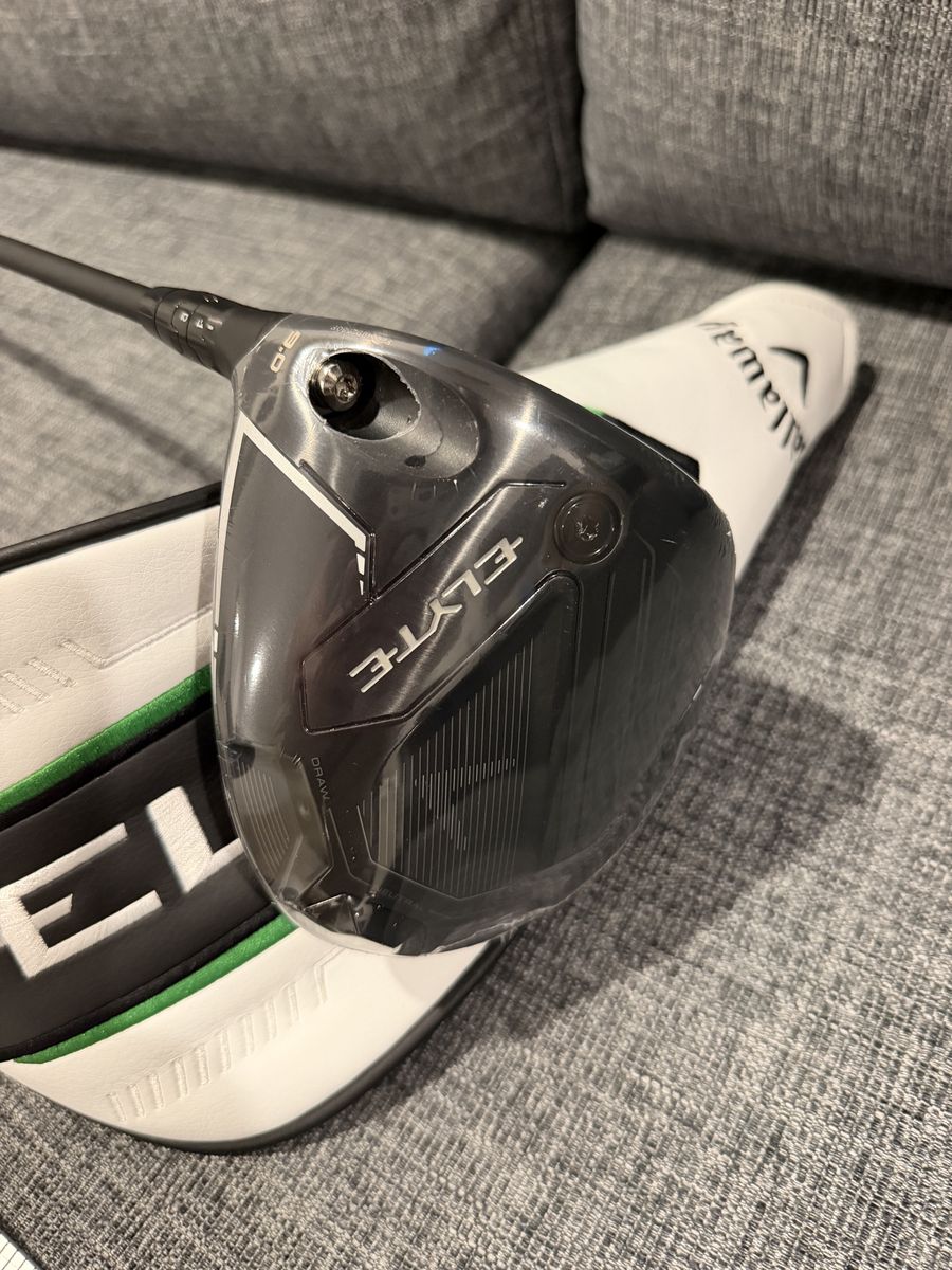 NEW LH Callaway Elyte Midnight 9.0 Driver Cypher Forty 4.0 W/HC