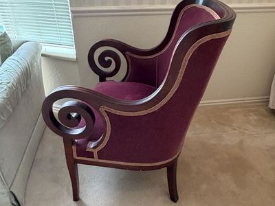 Rare Antique Mahogany Spiral Arm Chair – Empire / Regency Style $900 cash/venmo in Provo
