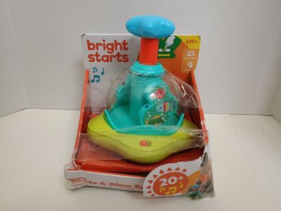 Bright Starts Press & Glow Spinner Toy