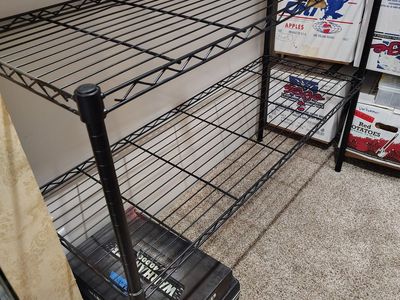 Black Wire Shelving Shelf Shelves Storage