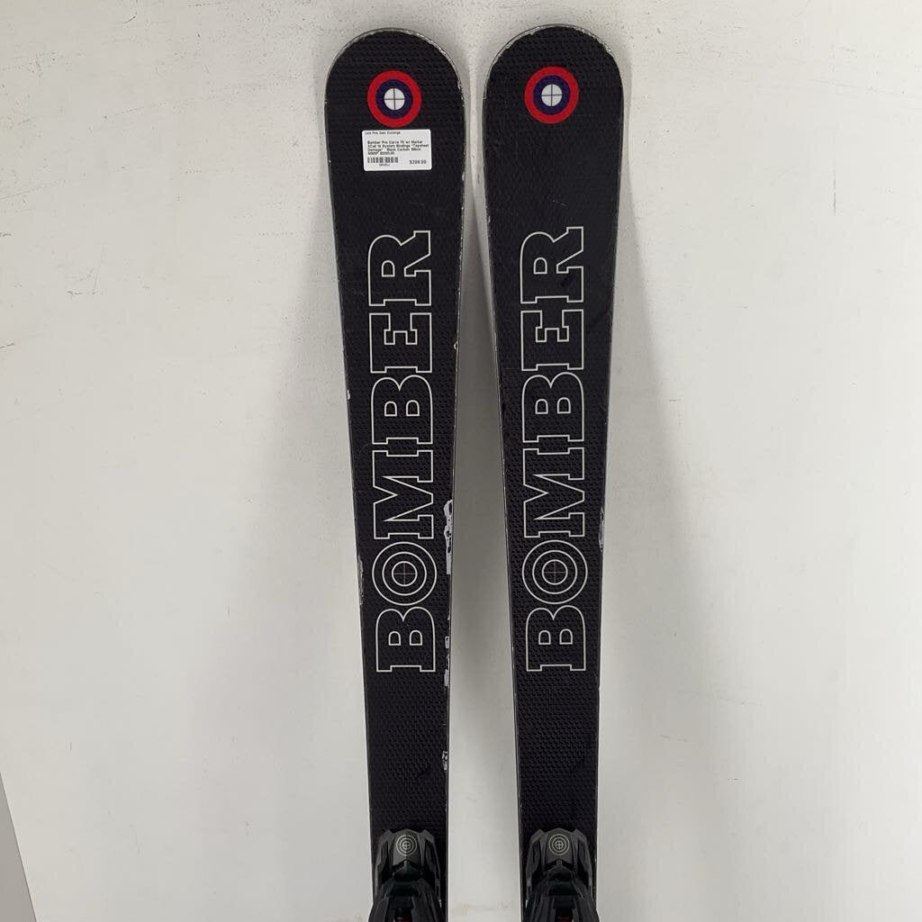 Bomber Pro Carve 70 w/ Marker XCell 14 System Bindings *Topsheet Damage*