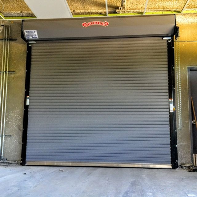 10X10 Grey Coiling Security Door
