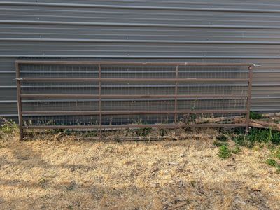 12ft farm gate with wire mesh