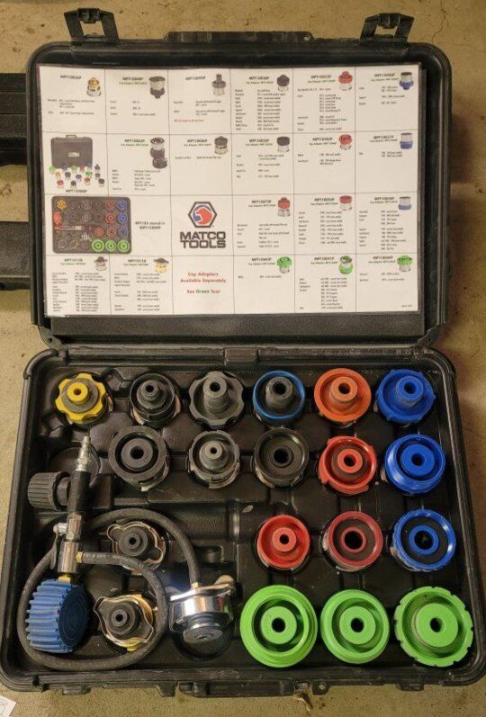 matco cooling system adapter set