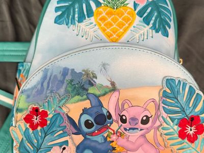 Loungefly Disney Lilo & Stitch Angel Tropical Beach Mini Backpack