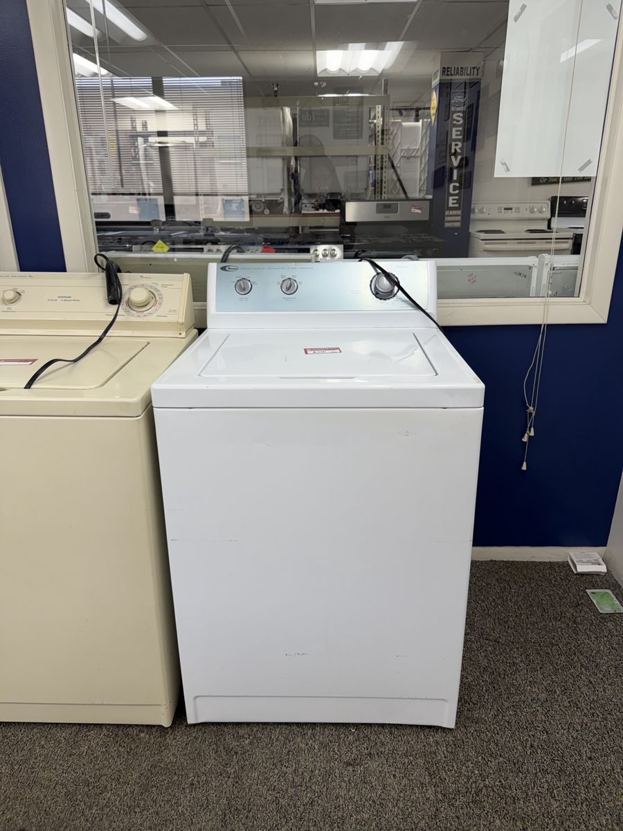 White Amana Top Load Washing Machine - Used, Great Condition
