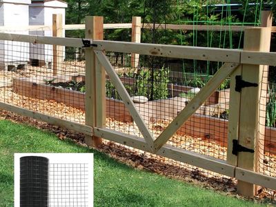 36” x 100’ Roll of Galvanized Steel Vinyl Coated Wire Mesh Fencing (2 available)