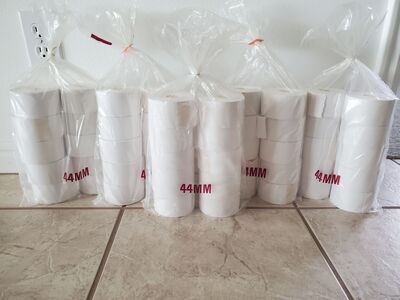 44mm (1-3/4") Cash Register / Calculator Receipt Paper - 50 NEW Rolls