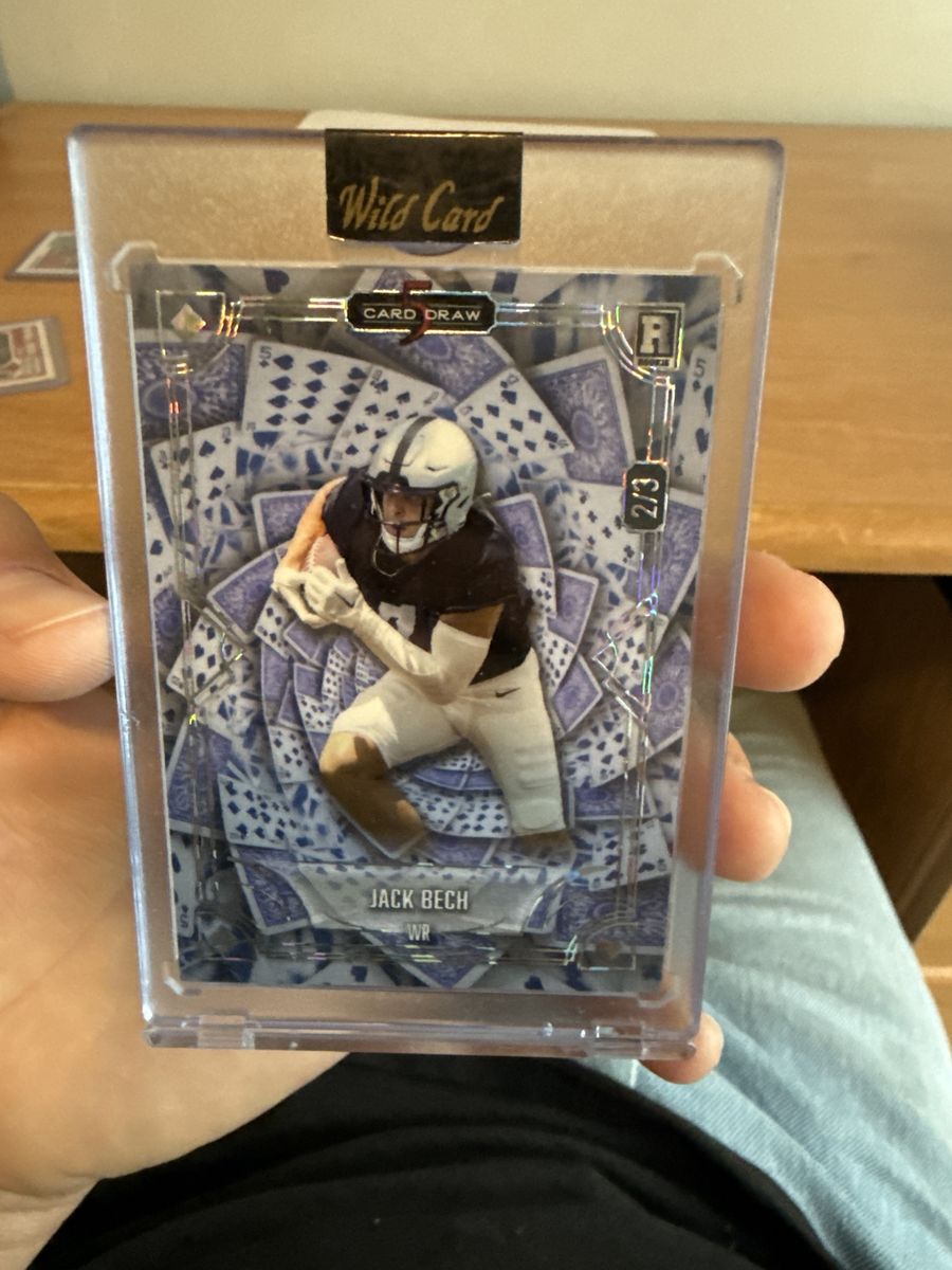 Jack bech football card