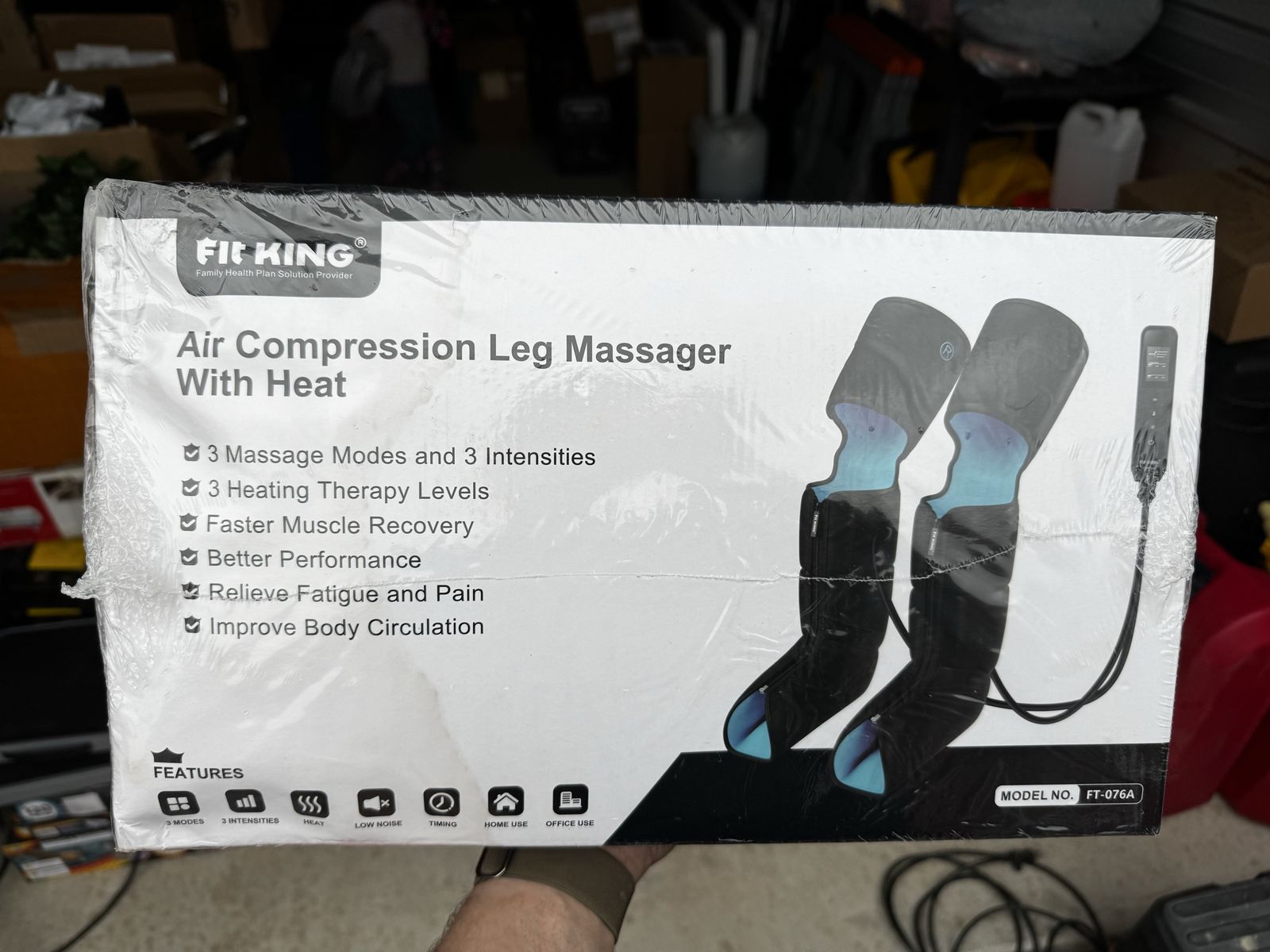 Fit king air compression leg massager